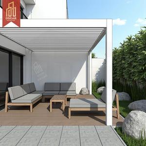 Cơ giới nhôm với mái có thể điều chỉnh ngoài trời sân vườn đảo nhà pergola - Product Image 1