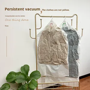Sacchetto <span class=keywords><strong>Sottovuoto</strong></span> Appendibile <span class=keywords><strong>per</strong></span> Vestiti, Giacche, <span class=keywords><strong>Cappotti</strong></span> con Estrazione dell'Aria e Copertura Antipolvere - Product Image 2