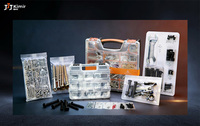 Kit de vis en vrac en acier au carbone et acier inoxydable, plaqué zinc noir, pour la vente en gros, la réparation de meubles et automobile