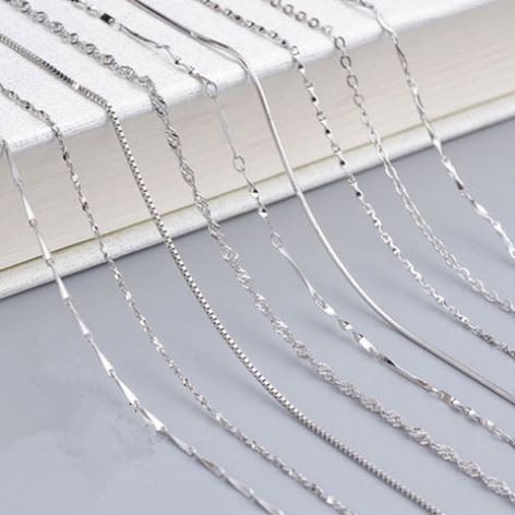 925 Silver Chains, Sterling Silver Machine-made Chain, Various Type 925 Sterling Silver Chain