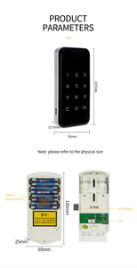Hot Bán Thông Minh Bàn Phím Điện Tử Kỹ Thuật Số Tủ Khóa Mini Mật Khẩu Thông Minh Tủ Khóa Cao An Ninh Chữ Số Cam Khóa - Product Image 5