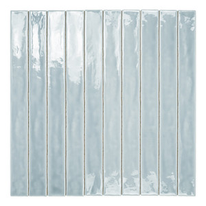 Piastrella Creta-50 Sky 5x50 cm 9 mm Lucida con Bordi Irregolari - Product Image 2