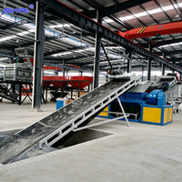 Broyeur à double arbre avec boîte de vitesses, haute productivité pour le recyclage des déchets de biomasse, de bois, de paille et de plastique PP