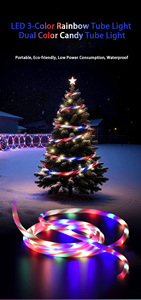 <b>Solar</b> Powered LED String <b>Lights</b> Christmas Outdoor Colorful Flashing Modes Garden Patio Yard Decoration Night <b>Light</b> IP65 8 Modes - Product Image 6