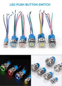 Mini IP67 Kim Loại Chống Thấm Nước <span class=keywords><strong>Push</strong></span> <span class=keywords><strong>Button</strong></span> Chuyển 3A 250V LED Ánh Sáng 12-22Mm Trong Nhà Ngoài Trời Chiếu Sáng - Product Image 5