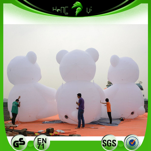 Modello Gonfiabile Gigante a Forma di Orso, Gonfiabili Pubblicitari per Esterni, Mascotte Orso Bianco in PVC per Promozione del Marchio e Decorazione Eventi - Product Image 5