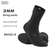Chaussettes de plongée en néoprène 3MM pour hommes Chaussettes de plongée longues et chaudes antidérapantes Chaussettes de plage imperméables anti-abrasion