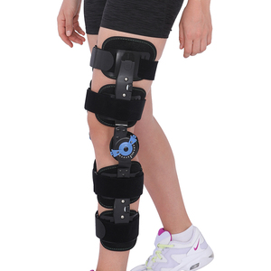 Tutore Ginocchio Regolabile TJ-KM003 con Cerniera e Protezione Tibiale - Ingrosso Fabbrica per Cura Articolare e Protezione Imbottita del Ginocchio - Product Image 1