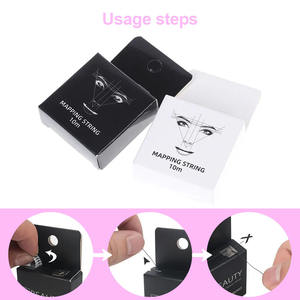 MASSA <span class=keywords><strong>Precio</strong></span> al por mayor Marcador de cejas Hilo Punto de cejas Preentintado Microblading Ceja Mapeo Cadena - Product Image 5