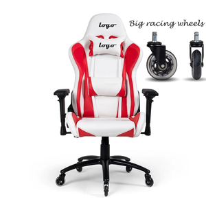 Meuble sur mesure à bascule marque privée à <span class=keywords><strong>base</strong></span> large bon marché pour ordinateur de jeu de course pièces d'accoudoir rouge blanc <span class=keywords><strong>Recaro</strong></span> chaise de bureau - Product Image 1