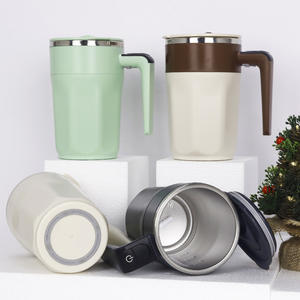 Tazza Magnetica per Mescolare il <span class=keywords><strong>Caffè</strong></span> 400ml, Resistente al Calore e alla Ruggine, Tazza Miscelatrice Automatica Rotante - Product Image 4