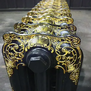 Radiadores de aquecimento de ferro fundido barato clássico decorado com ventilação de ar