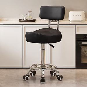 Modern Adjustable Height Eco-Friendly Durable Waterproof Steel Barber Chair Backrest Drafting Swivel for School Living Room - Product Image 1