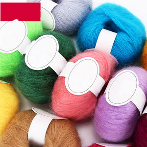 Nouvelle fantaisie en <span class=keywords><strong>laine</strong></span> d'afrique du sud, fil d'<span class=keywords><strong>angora</strong></span> mélangé acrylique <span class=keywords><strong>et</strong></span> duveteux, pour tricot à la main, pulls Crochet, manteaux d'écharpe, 2 plis - Product Image 5