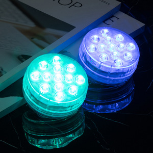 Battery Operated Submersible Led <strong>Light</strong> Waterproof IP68 RGB <strong>Diving</strong> Lamp <strong>Underwater</strong> Swimming Pool <strong>Light</strong> with Suction Cup