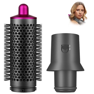 <span class=keywords><strong>Cepillo</strong></span> Redondo Pequeño para Dar Volumen para Secadores <span class=keywords><strong>Dyson</strong></span> Airwrap con Adaptador para Secadores <span class=keywords><strong>Dyson</strong></span> HD01 HD02 HD03 HD04 HD07 HD08 - Product Image 1