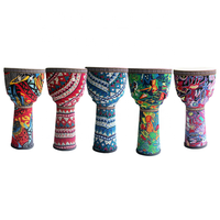 Tambour africain en PVC imitation peau de mouton pour adultes et enfants débutants, 10,5 pouces, en fibre de carbone ultra-légère, sans accordage