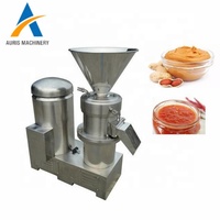 Moulin à pâte de pomme orange et piment multifonction Ligne de broyage de légumes Moulin colloïdal Ail Machine de fabrication de beurre de cacahuète