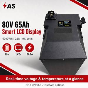แบตเตอรี่อัพเกรด 80V 65Ah เทียบกับแบตเตอรี่เดิมสำหรับ Sur-Ron <span class=keywords><strong>Ultra</strong></span> Bee, ให้พลังงานมากขึ้นและระยะทางไกลขึ้น, 5200Wh <span class=keywords><strong>22S</strong></span> เซลล์, ติดตั้งง่าย - Product Image 3