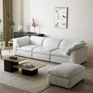 Nordic American Furniture Comfortable Fabric Modular Extendable Convertible Sectional Two Seat Set for Indoor Use Living - Product Image 3