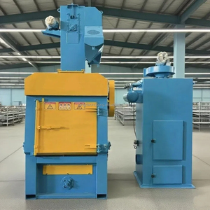 Q326 tự động vành đai cao su không có không khí tumblast loại bắn nổ máy - Product Image 5