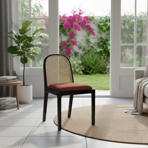 Stylish Modern Classic Wooden Chair with Upholstered Seat Perfect for <b>Dining</b> Room Office and <b>Outdoor</b> Spaces - Product Image 3