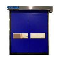 Porte roulante intérieure en PVC souple autoréparateur en gros, anti-poussière et étanche, haute vitesse pour salle blanche