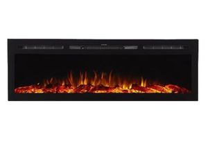 Chimenea Eléctrica Lineal Ultrafina Empotrada de 72 Pulgadas para Interiores de Hogar Moderno con <span class=keywords><strong>Llama</strong></span> LED Multicolor, Chimenea Decorativa Empotrada - Product Image 3