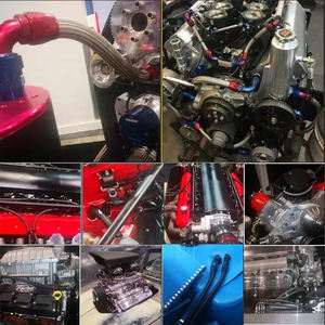 أسود 90 درجة AN6 AN8 AN10 AN12 بانجو خرطوم مطاطي نهاية مع أورب بانجو الذكور الترباس - Product Image 6