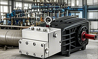 Bomba de Pistón Tríplex Industrial de Alta Presión Serie JPFS 57L/min 350Bar, Fabricada por OEM para Lavado de Autos y Pruebas de Presión Hidrostática