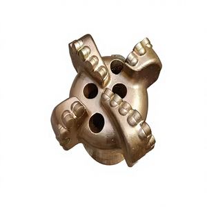 Punta di perforazione PDC in acciaio ad alto tenore di manganese a 4 ali con diamante per trivellazione pozzi, nuova condizione, lavorazione a forgiatura, utensile di perforazione - Product Image 4
