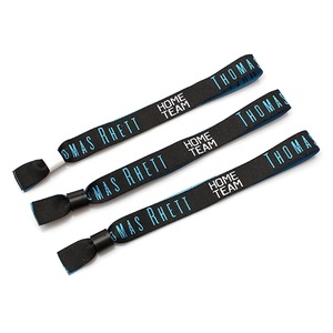 Bracelet tissé personnalisé <span class=keywords><strong>en</strong></span> polyester à sublimation, design festival, <span class=keywords><strong>pas</strong></span> <span class=keywords><strong>cher</strong></span> - Product Image 2