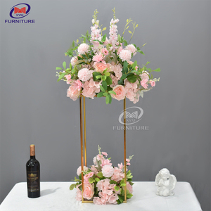 Centre de Table <span class=keywords><strong>pour</strong></span> mariage, décoration florale artificielle en soie, <span class=keywords><strong>pour</strong></span> décorer une table, <span class=keywords><strong>pour</strong></span> un mariage - Product Image 5