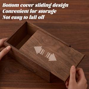 Boîte à mouchoirs en <span class=keywords><strong>bois</strong></span> carrée de conception moderne avec logo personnalisé, durable, portable, de haute qualité, pour serviettes en papier et mouchoirs - Product Image 3