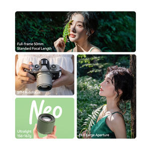 เลนส์ TTArtisan AF 50mm F1.8 Neo Sony E ฟูลเฟรม, STM Silent AF ระบบตรวจจับใบหน้าและดวงตา สำหรับวิดีโอ วล็อก และภาพบุคคล - Product Image 6