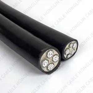 YJV 0.6/1KV 3+1 3+2 4+1 2-5 Core 1.5-400 Square Low Voltage Cross-linked Copper/aluminum Core Bulk Power Cables