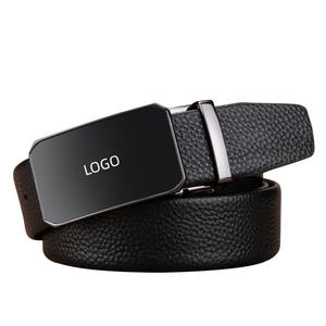 फ़ैक्टरी कस्टम लोगो पुरुषों के फैशन वास्तविक कछुट चमड़े के बेल्ट के साथ जस्ता मिश्र धातु के साथ - Product Image 5