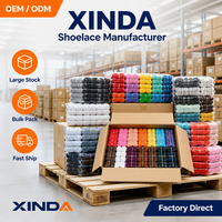 Lacets élastiques Xinda sans nœuds avec système de verrouillage rapide pour chaussures de course, de randonnée et de basketball – Lacets pratiques à enfiler pour adultes et enfants