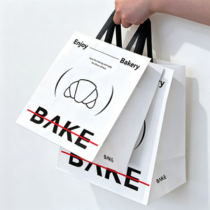 Sacs en papier sulfurisé portables pour boulangerie, sacs d'emballage à emporter pour pain, bagels, croissants, bretzels - Product Image 6