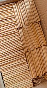 Eco <b>Bamboo</b> Straw Biodegradable Reusable with Customized Packing & Cleaning <b>Brush</b> From Eco2go Vietnam - Product Image 3