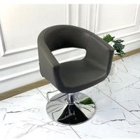 Fauteuil de coiffure Wss 2025 / Chaise de barbier / Mobilier de salon de coiffure / Fauteuil de coiffage marron