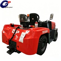 Tracteur au lithium GP-TE500 50T : traction de 51KN, 307V/280Ah, 50KW, garantie de 5 ans, deux sièges.