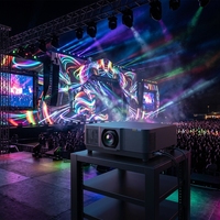Projecteur laser domestique Flyin 20000 Lumens 3LCD 4K 3D pour le mapping, la connexion de grands espaces, le cinéma en plein air et le bureau