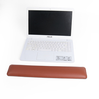 Coussin de clavier en cuir ergonomique, 1 pièce, mousse à mémoire de forme, pour bureau, avec Support de poignet, vente en gros