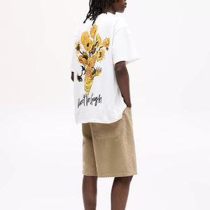 Stylish Unisex <strong>T</strong> <strong>Shirt</strong> Adorned with Vincent <strong>Van</strong> <strong>Gogh's</strong> Sunflowers Print Loose Fit Short Sleeve Casual Tees for Art Lovers - Product Image 6