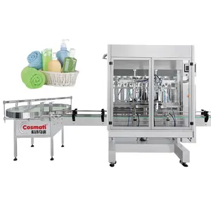 Automatic Bottle Packaging Filling Capping Labeling Machine for Hand Sanitizer/ Shower Gel/Body Shower/Shampoo/Conditioner