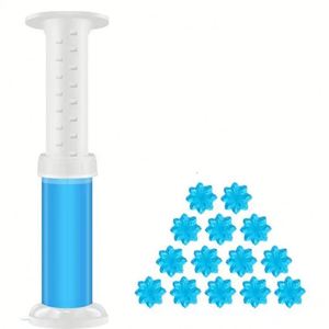 Gel désodorisant et nettoyant pour toilettes, parfum désodorisant pour salle de bain, élimination des odeurs et des taches, détartrant, fournitures pour salle de bain et toilettes - Product Image 1