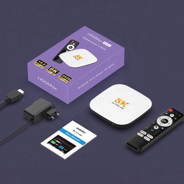 Wholesale H96 MAX M2 PLUS IPTV STB 8K Streaming Device Smarter Media Player Internet Ott Premium Android 14 Pro Set Top TV Box