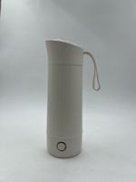 Bouilloire de voyage portable en acier inoxydable 400 ml, à température réglable par un seul bouton, ébullition rapide en 2 minutes