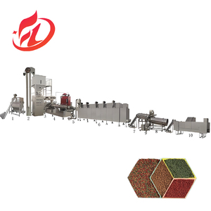 FLD Factory Floating Fish Feed Pellet Extruder Machine Essential Pet Food Processing Equipment